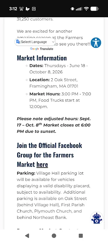 Framingham Farmers Market